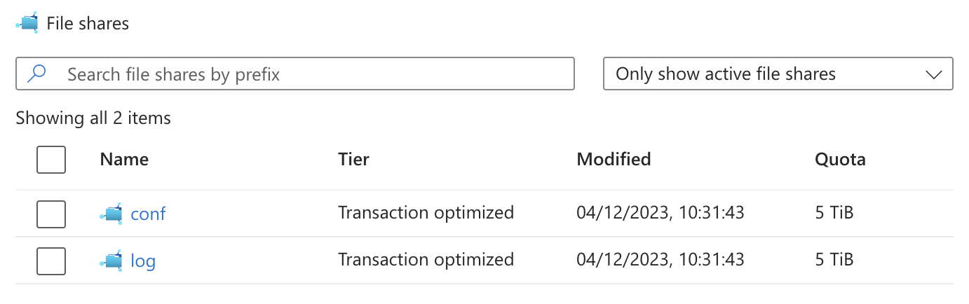 Fileshares for LLM Analytics